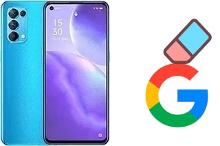 Como excluir a conta do Google em Oppo Reno5 5G