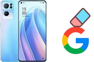 Como excluir a conta do Google em Oppo Reno7 Pro 5G