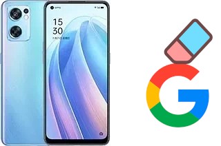 Como excluir a conta do Google em Oppo Reno7 SE 5G