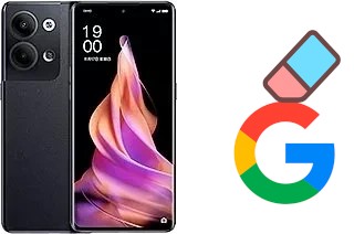 Como excluir a conta do Google em Oppo Reno9