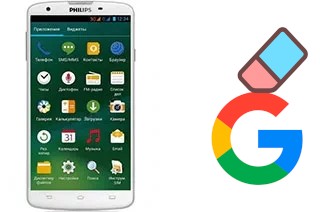 Como excluir a conta do Google em Philips I928