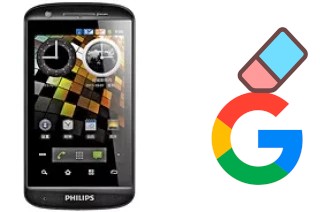 Como excluir a conta do Google em Philips W626