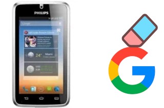 Como excluir a conta do Google em Philips W8500