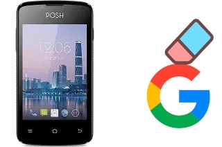 Como excluir a conta do Google em Posh Pegasus Plus C351