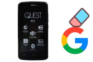 Como excluir a conta do Google em Qumo QUEST 401