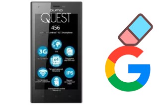 Como excluir a conta do Google em Qumo Quest 456