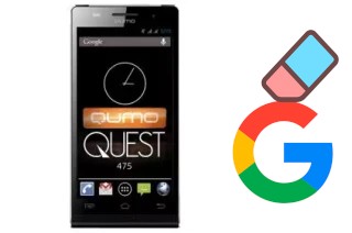 Como excluir a conta do Google em Qumo QUEST 475