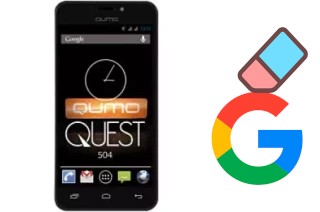 Como excluir a conta do Google em Qumo Quest 504