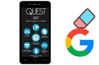 Como excluir a conta do Google em Qumo Quest 507