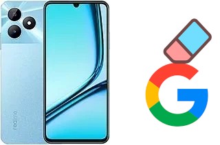 Como excluir a conta do Google em Realme Note 50