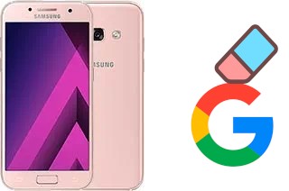 Como excluir a conta do Google em Samsung Galaxy A3 (2017)