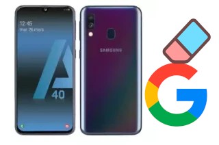 Como excluir a conta do Google em Samsung Galaxy A40s