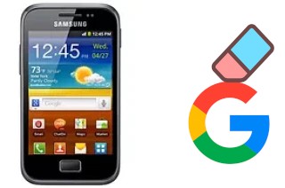 Como excluir a conta do Google em Samsung Galaxy Ace Plus S7500