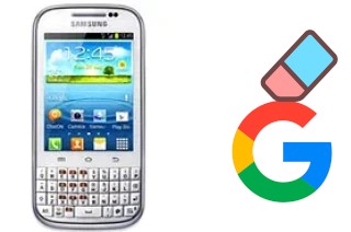 Como excluir a conta do Google em Samsung Galaxy Chat B5330