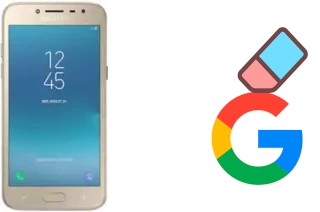 Como excluir a conta do Google em Samsung Galaxy J2 (2018)