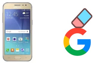 Como excluir a conta do Google em Samsung Galaxy J2 DTV