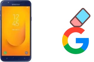 Como excluir a conta do Google em Samsung Galaxy J7 Duo (2018)