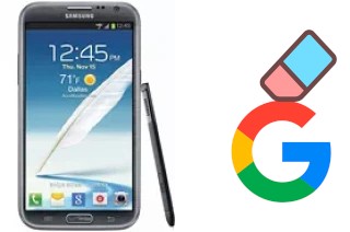 Como excluir a conta do Google em Samsung Galaxy Note II CDMA