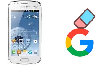 Como excluir a conta do Google em Samsung Galaxy S Duos S7562