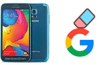 Como excluir a conta do Google em Samsung Galaxy S5 Sport