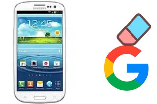 Como excluir a conta do Google em Samsung Galaxy S III CDMA