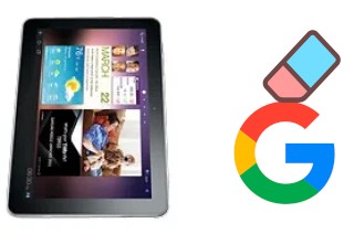 Como excluir a conta do Google em Samsung Galaxy Tab 10.1 P7510