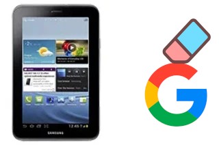 Como excluir a conta do Google em Samsung Galaxy Tab 2 7.0 P3110