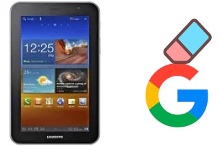 Como excluir a conta do Google em Samsung P6200 Galaxy Tab 7.0 Plus