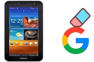 Como excluir a conta do Google em Samsung P6210 Galaxy Tab 7.0 Plus