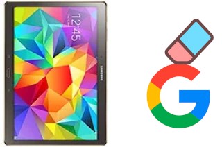 Como excluir a conta do Google em Samsung Galaxy Tab S 10.5 LTE