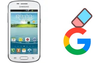 Como excluir a conta do Google em Samsung Galaxy Trend II Duos S7572