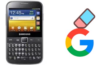 Como excluir a conta do Google em Samsung Galaxy Y Pro B5510