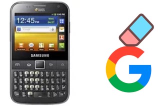 Como excluir a conta do Google em Samsung Galaxy Y Pro Duos B5512