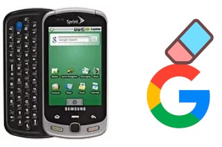 Como excluir a conta do Google em Samsung M900 Moment