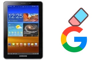 Como excluir a conta do Google em Samsung P6810 Galaxy Tab 7.7