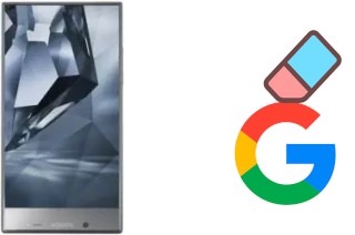 Como excluir a conta do Google em Sharp Aquos Crystal X