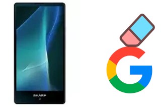 Como excluir a conta do Google em Sharp Aquos Mini SH-M03