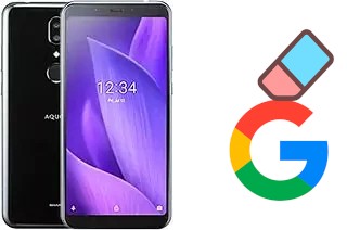 Como excluir a conta do Google em Sharp Aquos V