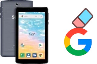 Como excluir a conta do Google em Sky-Devices Platinum View2