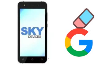 Como excluir a conta do Google em Sky-Devices Sky Devices Elite Photo Pro