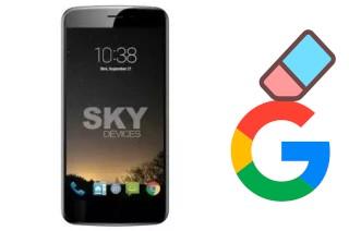 Como excluir a conta do Google em Sky-Devices Sky Elite 5-5L Plus