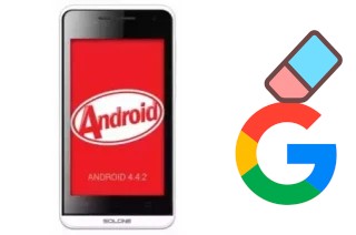 Como excluir a conta do Google em Solone SL-KA4 Plus