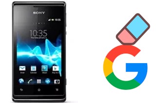 Como excluir a conta do Google em Sony Xperia E dual