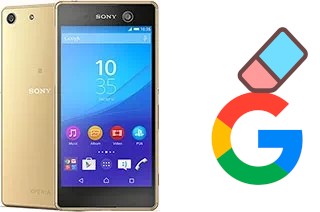 Como excluir a conta do Google em Sony Xperia M5 Dual