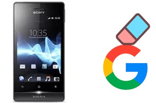 Como excluir a conta do Google em Sony Xperia miro