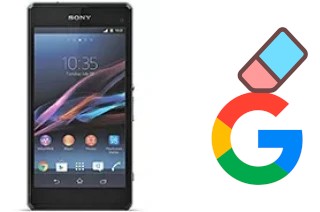 Como excluir a conta do Google em Sony Xperia Z1 Compact