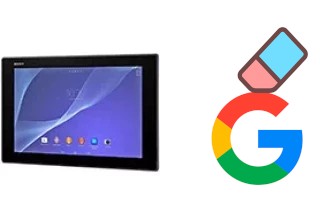 Como excluir a conta do Google em Sony Xperia Z2 Tablet LTE