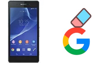 Como excluir a conta do Google em Sony Xperia Z2a