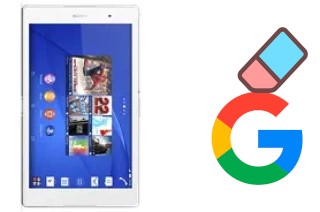 Como excluir a conta do Google em Sony Xperia Z3 Tablet Compact