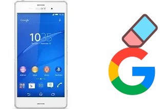 Como excluir a conta do Google em Sony Xperia Z3 Dual